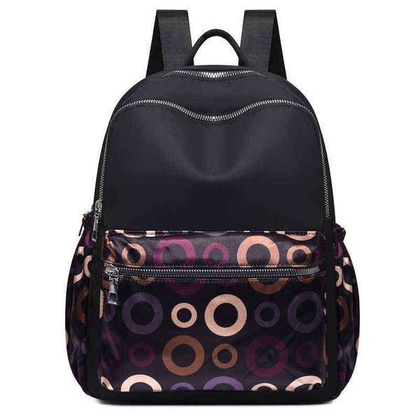 NXY School Bags 2022 NOVAS METRANDAS MACACKS LADIES MODAIS PRIMEIRA VIAGEM PARA MULHERES RETRO CASual Adolescente Livro 220802