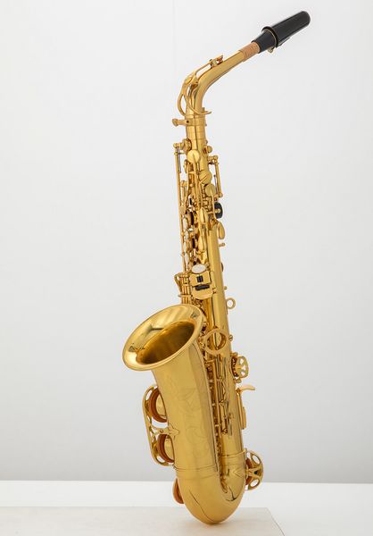 

875ex professional alto drop e saxophone gold alto saxophone with band mouth piece reed aglet more package mail