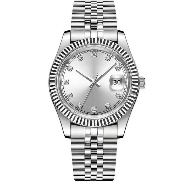 

ladies mens watches 36mm/41mm folding oyster datejust sapphire automatic mechanical luxury wristwatch golden stainless steel waterproof watc, Slivery;brown