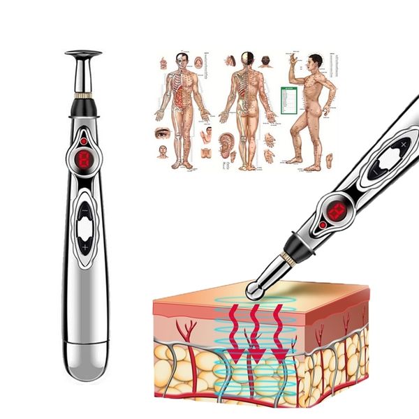 

toy massager acupuncture pen body meridian energy electric meridians laser therapy healing electronic massage relief pain tools gl1u
