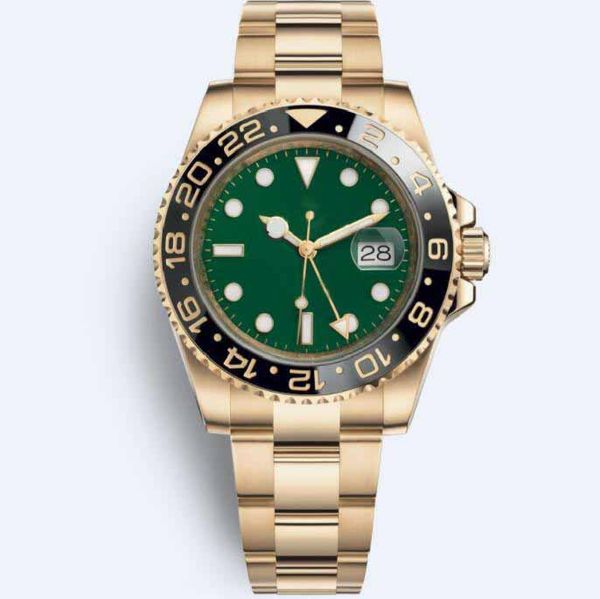 

15 style 2022 super factory watch automatic movement stainless steel dive two way ceramic bezel 40mm 116710 super luminous mens watches, Slivery;brown
