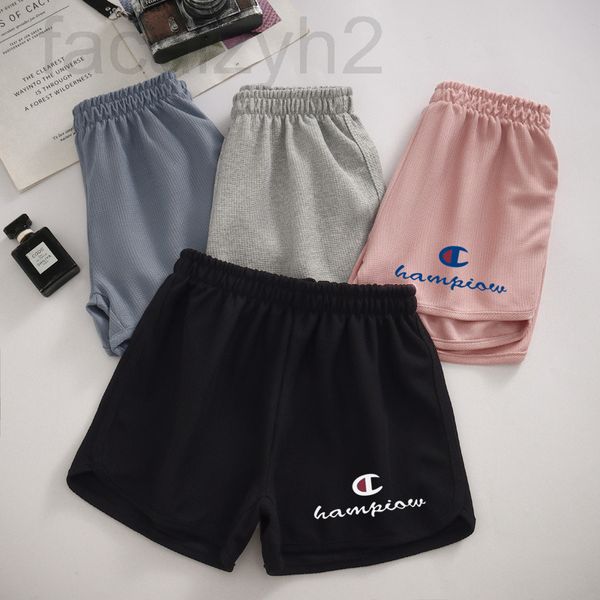 

women's pants & capris designer [65 / 35 waffle][women's clothing]summer leisure sports elastic waist short pants 5nam2022, Black;white