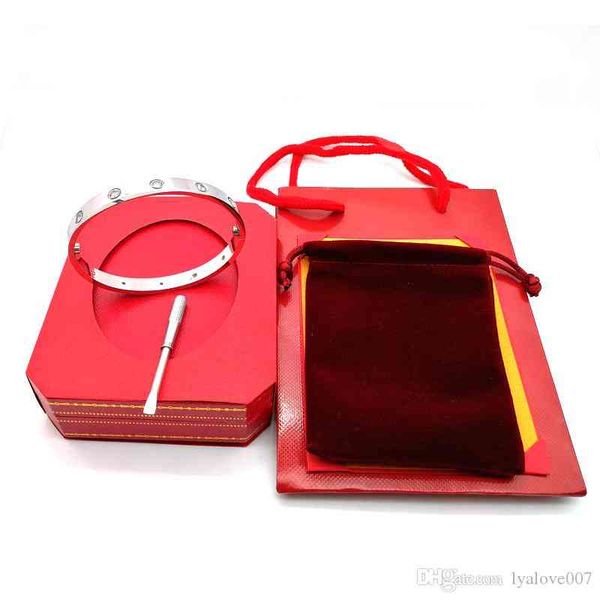 

luxury carti er brand name opened bangle with nature stone ball and diamond bracelet in 16# for women wedding jewelry gift, Silver