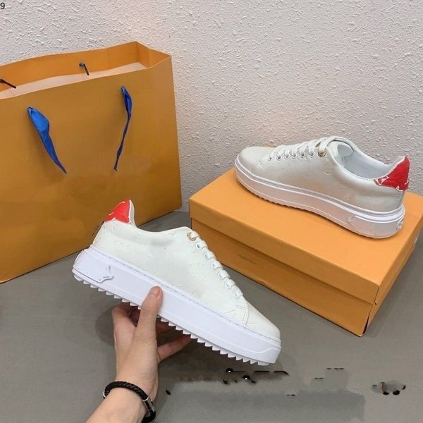 2022 Top Brand Designer Classic Fashion Women Women Shoes White Shoes Ladies Casual Sneakers Genuine Leather Mkjkk21544