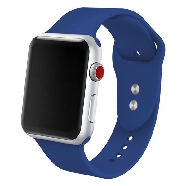 Silikon Spor Bandı Apple Watch Serisi için Akıllı Kayışlar SE 6 5 4 3 44mm 40mm Bileklik Pim Iwatch 7 38mm 42mm 41mm 45mm Saat Bandı