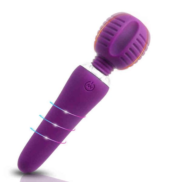 NXY Vibratoren Mini Wandmassager kleinste 10 starke Vibrationen Handheld AV Vibrator G Punkt und Klitorusstimulator wasserdichtes Sexspielzeug für Frauen 220427
