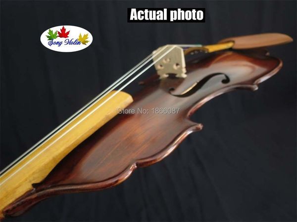 

unique design baroque style no rib violin 4/4,big,bright sound #10973