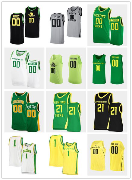

2022 ncaa custom uo oregon ducks stitched college basketball jersey jor dan bell jerseys joseph young 1 n'faly dante 2 eugene omoruyi 3, Black