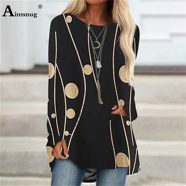 

plus size ladies elegant leisure casual t shirt dot stripe print o neck loose women s spring autumn tees shirt clothing 220408, White