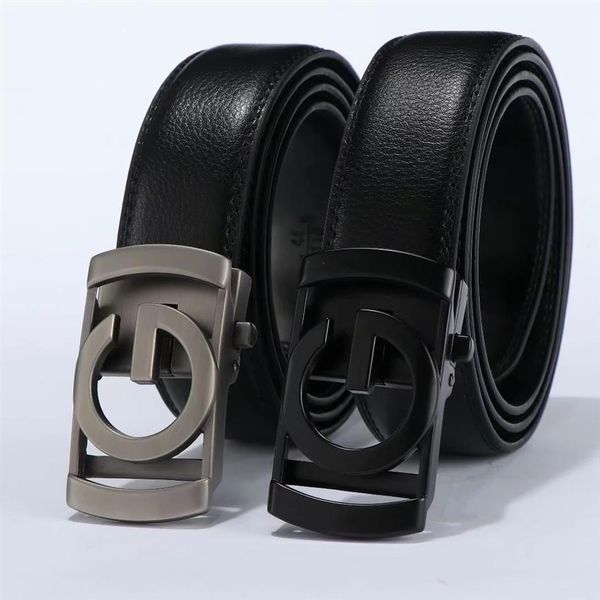 

fashion casual belts for men automatic buckle belt male chastity belts fashion mens leather belt whole 229m, Black;brown