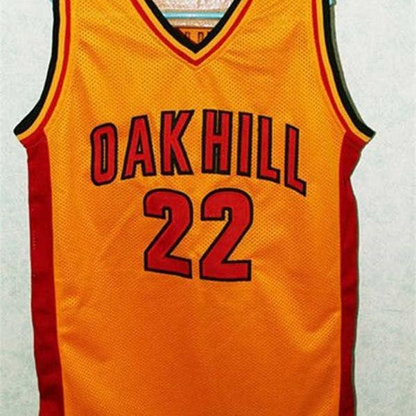 XFLSP # 22 Carmelo Anthony Oak Hill Lise Basketbol Jersey Mavi Özel Herhangi Boyutu Gerileme Dikişli Formalar