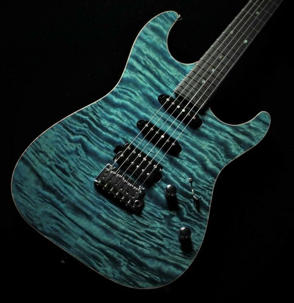 

t's guitars dst-pro22 quilt #gg3vv electric guitar