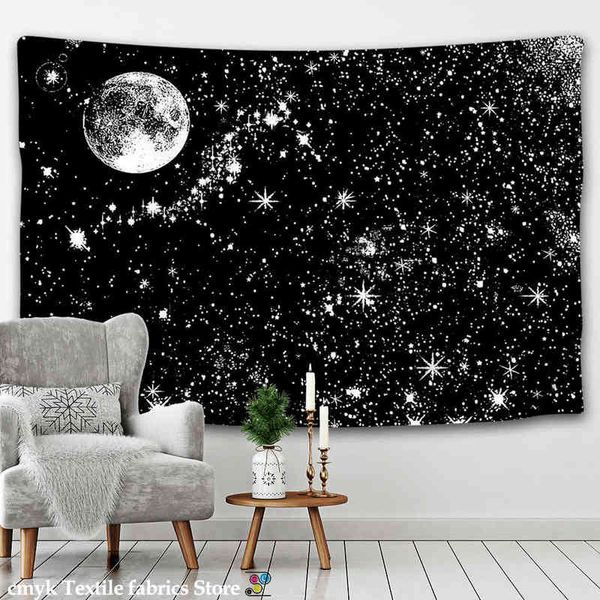 Sıcak pim asılı kumaş takımyıldızı goblen izleme fotoğraf masa örtüsü plaj havlu duvar dekorasyon dekoratif j220804