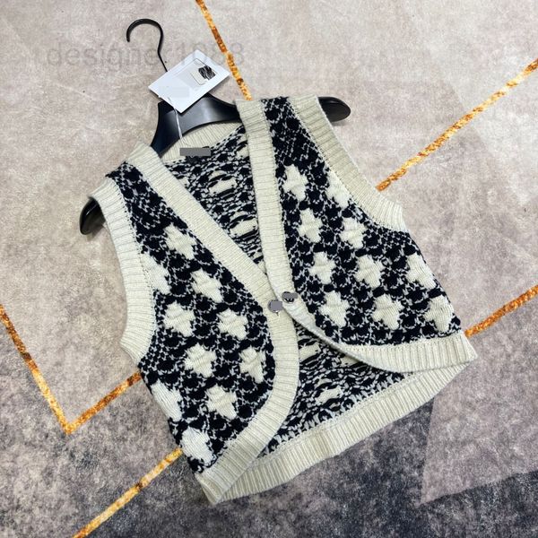 

women's sweaters designer21 autumn new women's cashmere vest knitted cardigan swrx, White;black
