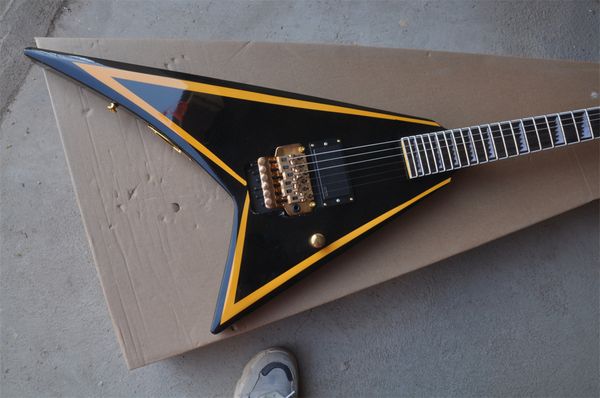 

guitar rr5 shaped dovetail v-type split electric guitar