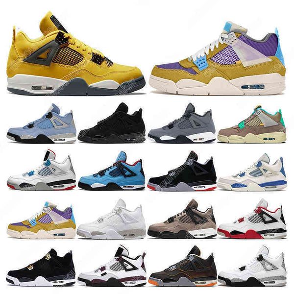 

with box designer mens outdoor shoes 4s taupe haze women university blue white oreo black cat bred motorsports sports sneakers trainers size