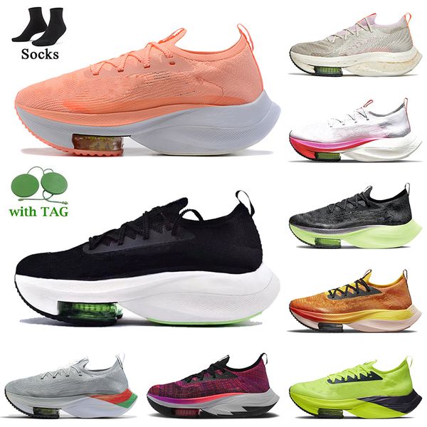 

sport running shoes 2022 fashion eliud kipchoge nature rawdacious ekiden black white barely volt bright orange kenya women mens trainers run, White;red
