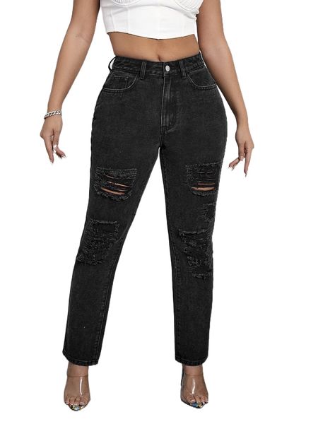 

sxy zipper fly ripped jeans k47o#, Blue