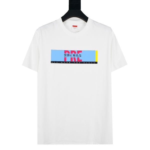 

new york style designer men's t-shirts street fashion letters character illustration p logo print short sleeves logo tees for men women, White;black