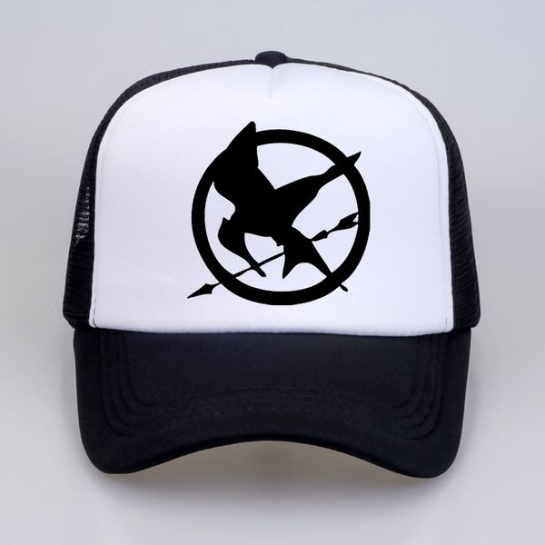 

fashion the hunger games baseball caps popular vintage style birds brooches hat for men baseball mesh net trucker cap dad hat, Blue;gray