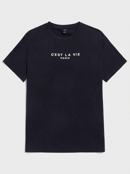 

men slogan graphic tee r1jy#, White;black