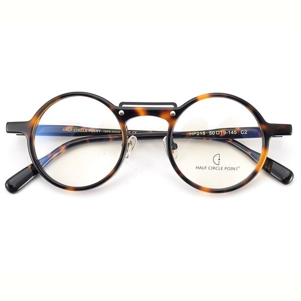 

eyeglasses 80% off plate spectacle frame round full frame myopia glasses small face hawksbill color, White;black