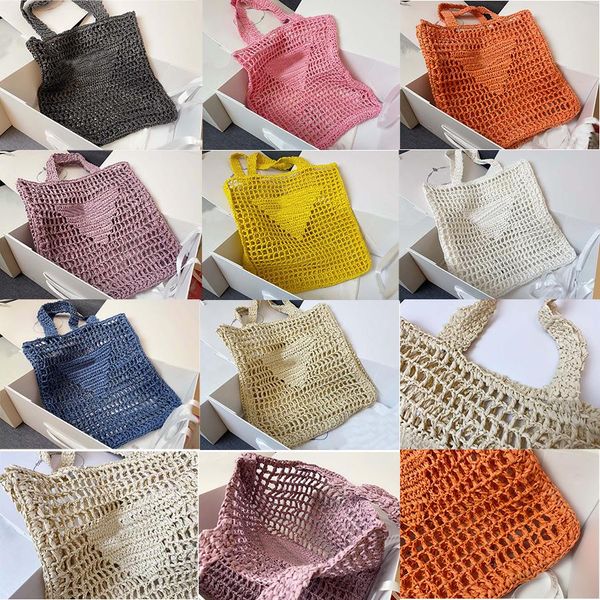 

summer new straw woven bag op15 super net star hollow out fashion leisure trend beach holiday women's one-shoulder tote bag