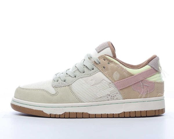 

skateboard shoes duks low coconut milk bio beige sail leisure shoe sneakers with box, Black