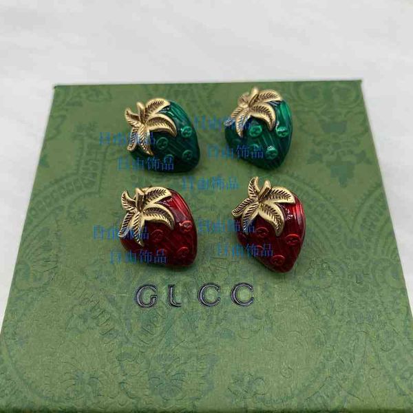 

strawberries fashion earrings 92g fashion, Golden