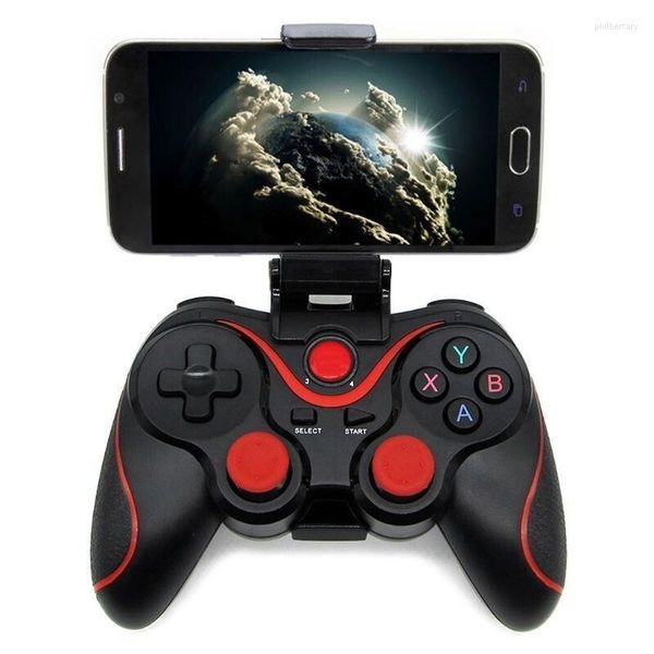 Controladores de jogo Joysticks Controlador Hsyk Smart Wireless Wireless Bluetooth Android Gamepad Gaming Remote Control T3/S8 Phil22