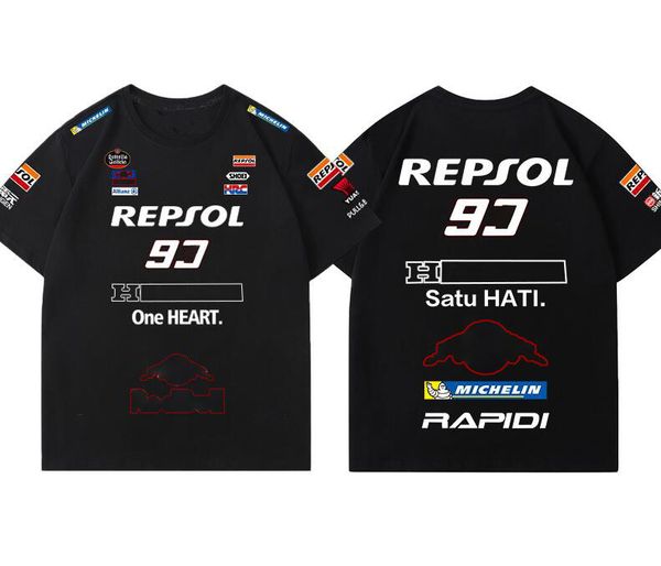 

f1 racing t-shirt 2022 summer racing round neck short sleeve shirt