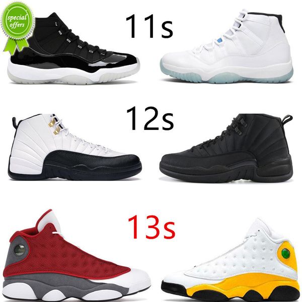 

2023 11s 12s 13s men basketball shoes 11 cool grey bright citrus 12 dark concord game royal reverse taxi 13 he got game del sol women's, Black