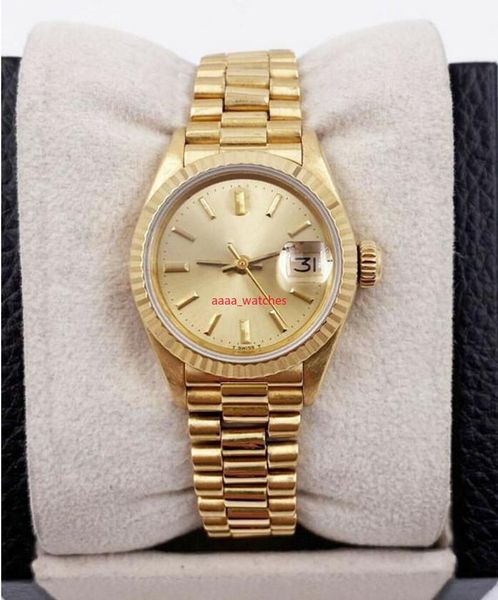 3A Hot Seller Relógio Feminino Tamanho Lady 26mm Date Girl Relógio de Pulso Vidro Safira 2813 Movimento Mecânico Automático Relógios