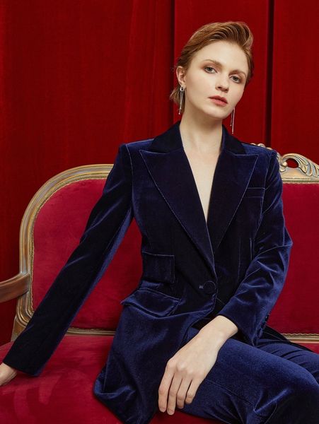 

motf premium viscose relaxed fit blazer u9ao#, White