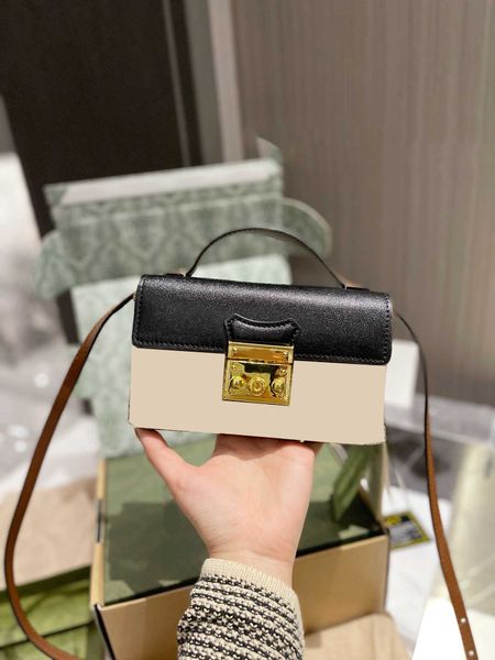 

women fashion letter printing padlock collection chain shoulder bag messenger packag canvas genuine leather classic handbags hobo