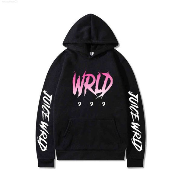 

juice wrld hoodies men sweatshirts fleece hooded harajuku hip hop women hoodie pullovers hoody, Black