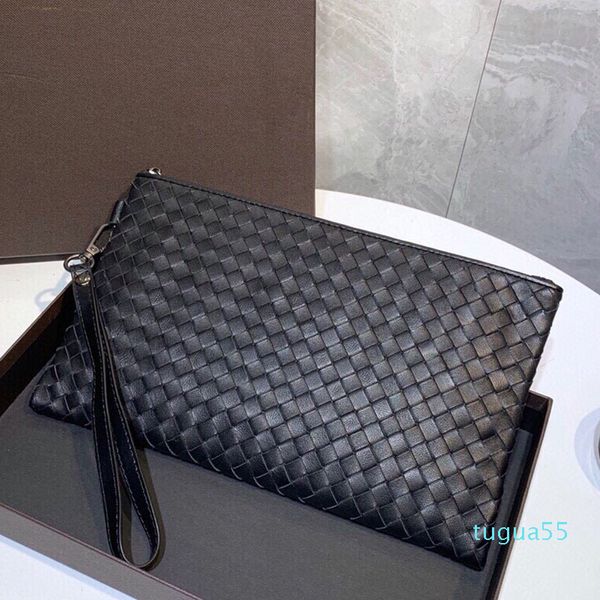 

designer weave clutch Bag Women's men tote crossbody Bags fashion wallet, Black