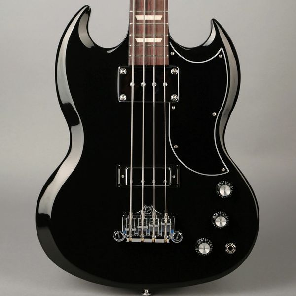 

sg standard bass - 2022 - ebony black electric guitar