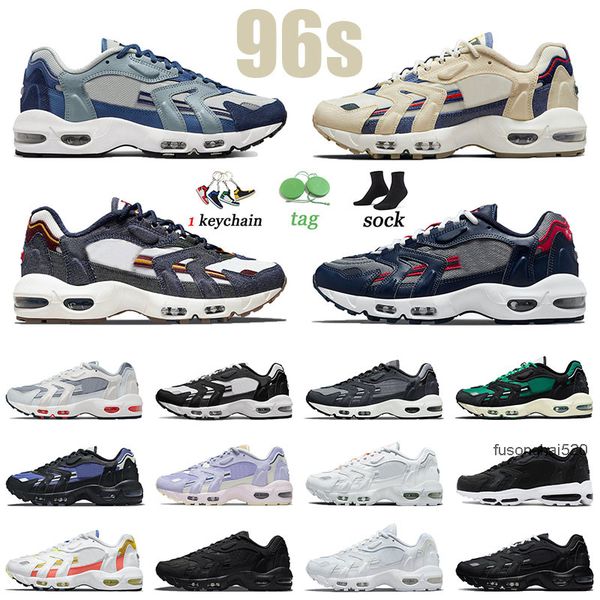 

professional 96 running shoes men runners triple black sport red white beach midnight navy blackened blue summer pastels 96s sports sneakers
