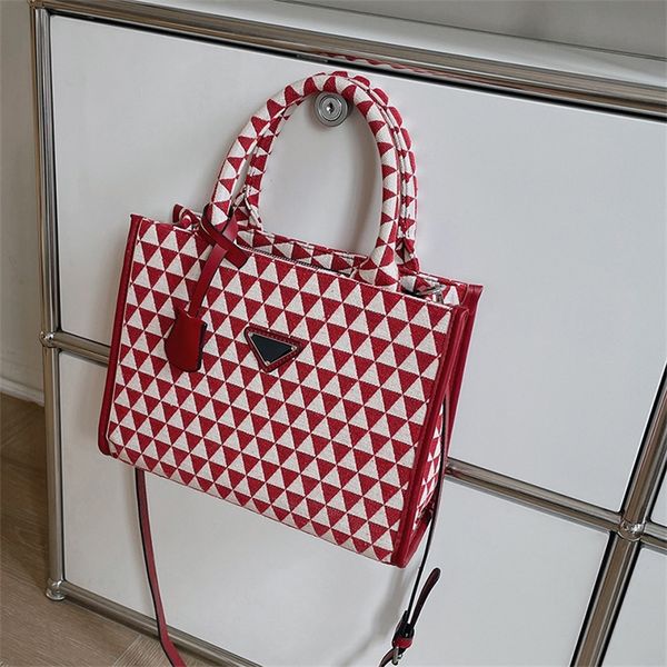 

portable spring and summer shopping embossed square tote lightweight fashion versatile high-capacity women's 75% off online wholesale