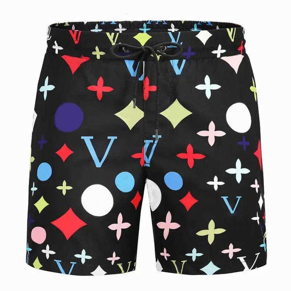 

2022 mens shorts for men swim short quick drying printing summer board beach pants casual man shorts size m-3xl w6, White;black
