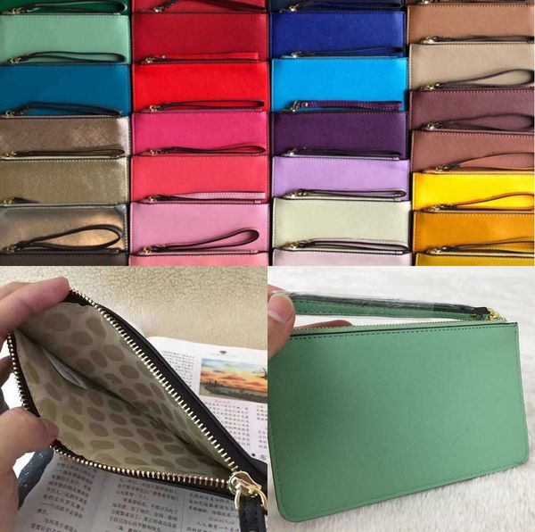 

women luxurys designers zip wallet fashion purse hand bags credit card holder with lanyard strap carry around women money cards coins bag fa, Red;black