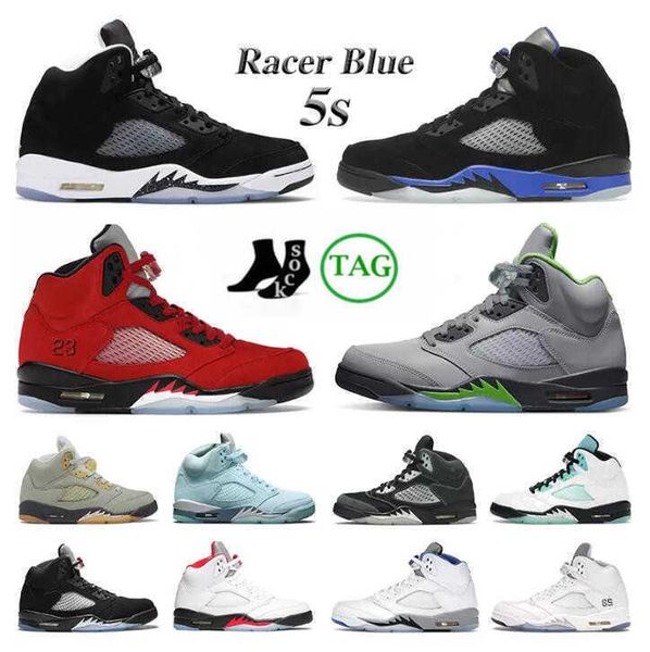 

jumpman 5s men basketball shoes stealth 2.0 oreo fire raging red jade horizon blue bird sail racer blue metallic green bean anthracite, Black