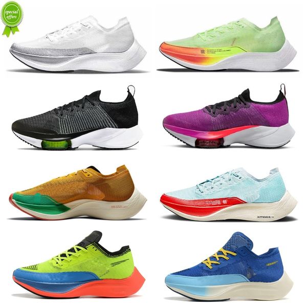 

boots new zoomx vaporfly next% 2 running shoes airs mens womens tempo fly knit hyper violet flas, Black