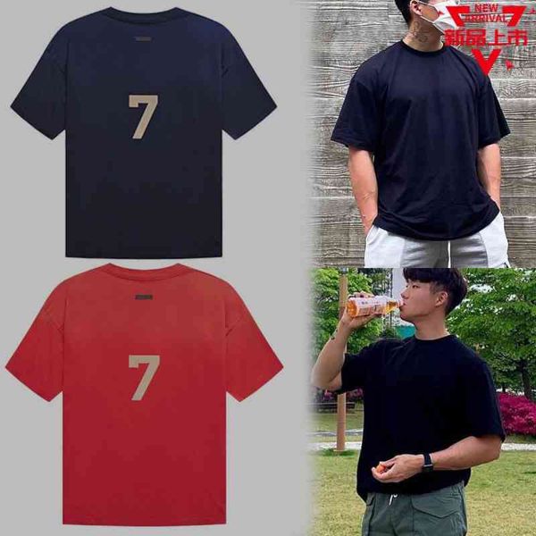 

2022 new s round neck men's short sleeve summer t-shirt bottoming shirt fashion loose maneuropean american fashion all-match t-shirts f, White