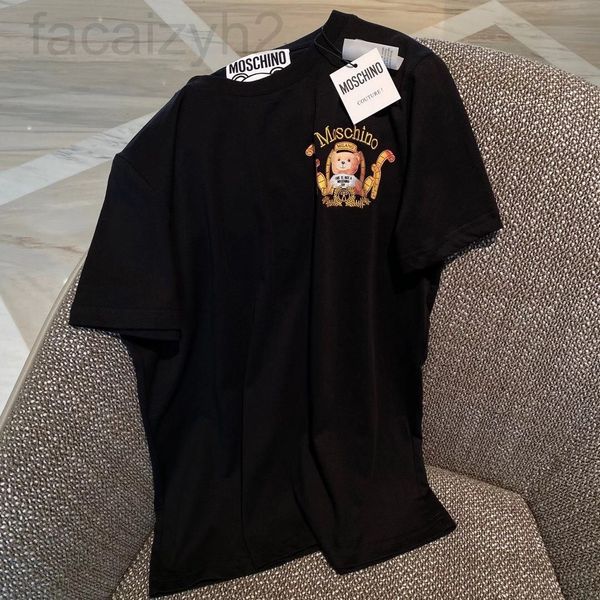 

women's t-shirt designer chaopai 22 early spring new simple small pattern printed upper body beautiful and sa pullover round neck urban, White