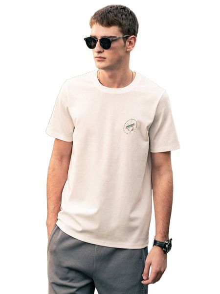 

men slogan and graphic print c00s#, White;black