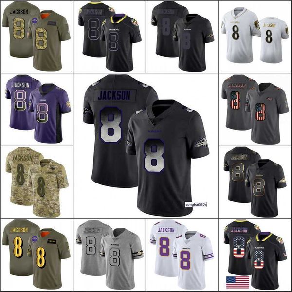 

baltimore''ravens''men #8 lamar jackson limited''nfl''jersey, Black