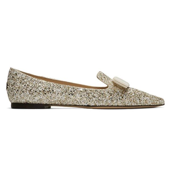 

perfect designer gala gliiter bow ballet flats point toe women's ballerinas flats dress wedding bridal comfortable lady wal jimmys choo, Black