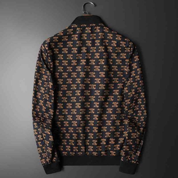 

men's luxury fashion brands menswear men wear coats on sides and 2022 new clothes casual jacket, Black